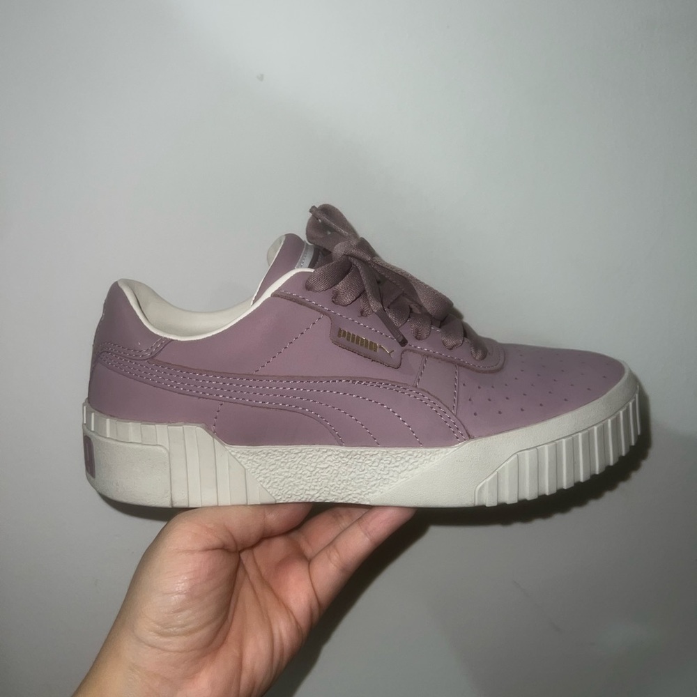 Puma Cali purple sneakers